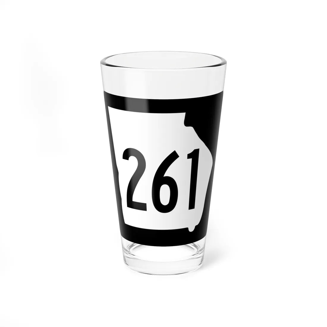 Georgia 261 1960 (Georgia) (Road Sign) Pint Glass 16oz 16oz - Go Mug Yourself