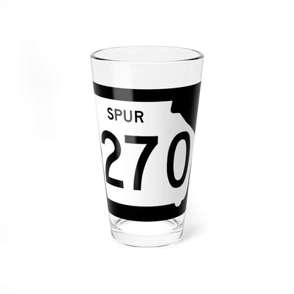 Georgia 270 Spur (Georgia) (Road Sign) Pint Glass 16oz 16oz - Go Mug Yourself