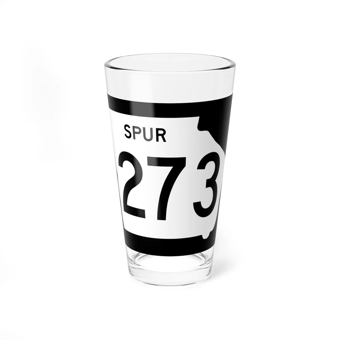 Georgia 273 Spur (Georgia) (Road Sign) Pint Glass 16oz 16oz - Go Mug Yourself