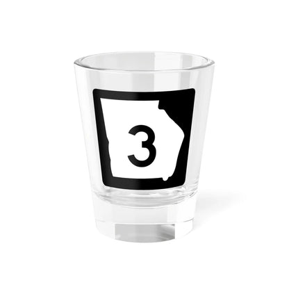 Georgia 3 (Georgia) (Road Sign) Shot Glass 1.5oz 1.5oz - Go Mug Yourself