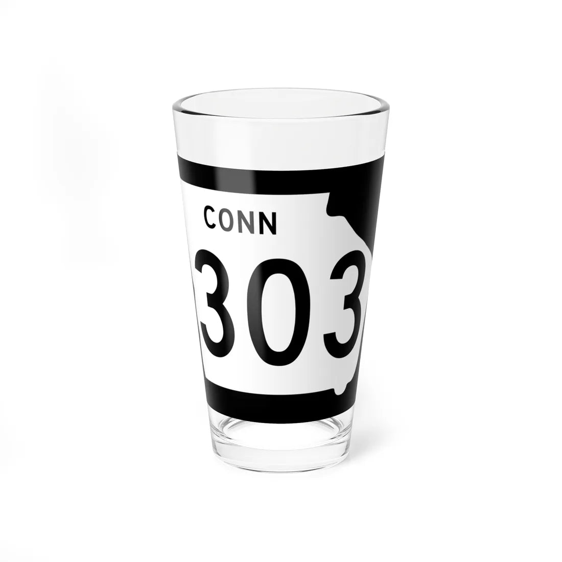 Georgia 303 Connector (Georgia) (Road Sign) Pint Glass 16oz 16oz - Go Mug Yourself