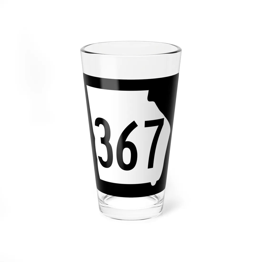 Georgia 367 1960 (Georgia) (Road Sign) Pint Glass 16oz 16oz - Go Mug Yourself