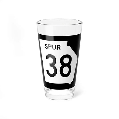 Georgia 38 Spur (Georgia) (Road Sign) Pint Glass 16oz 16oz - Go Mug Yourself