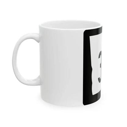 Georgia 3S (Georgia) (Road Sign) White Coffee Mug - Go Mug Yourself