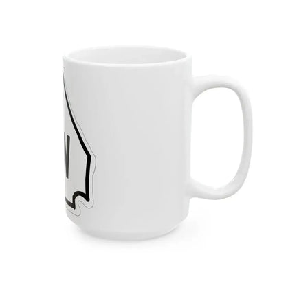 Georgia 3W 1920 (Georgia) (Road Sign) White Coffee Mug - Go Mug Yourself