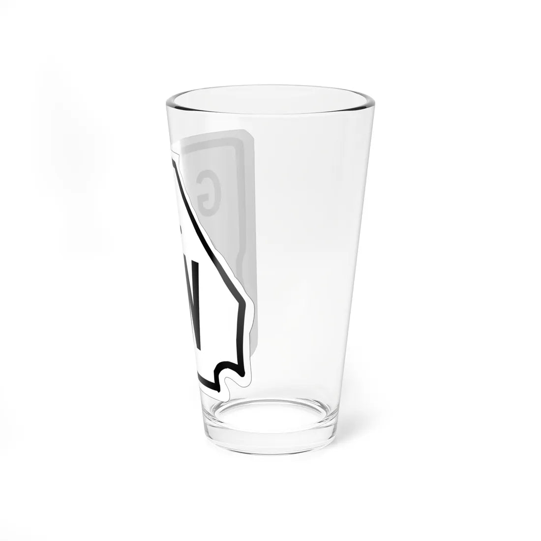 Georgia 3W 1948 (Georgia) (Road Sign) Pint Glass 16oz - Go Mug Yourself