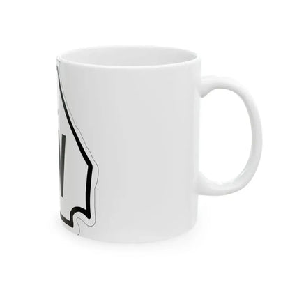Georgia 3W 1948 (Georgia) (Road Sign) White Coffee Mug - Go Mug Yourself