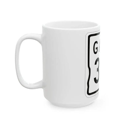 Georgia 3W 1948 (Georgia) (Road Sign) White Coffee Mug - Go Mug Yourself