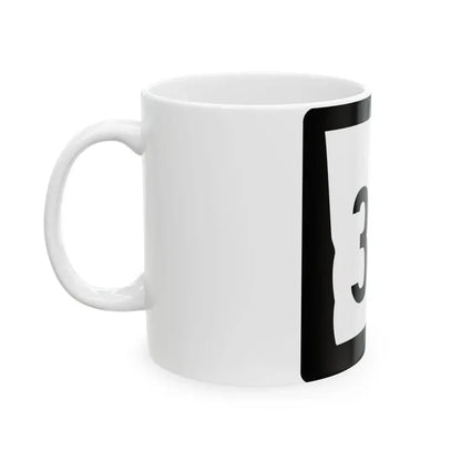 Georgia 3W (Georgia) (Road Sign) White Coffee Mug - Go Mug Yourself