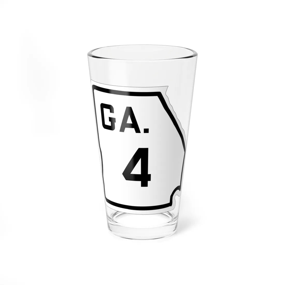 Georgia 4 1920 (Georgia) (Road Sign) Pint Glass 16oz 16oz - Go Mug Yourself