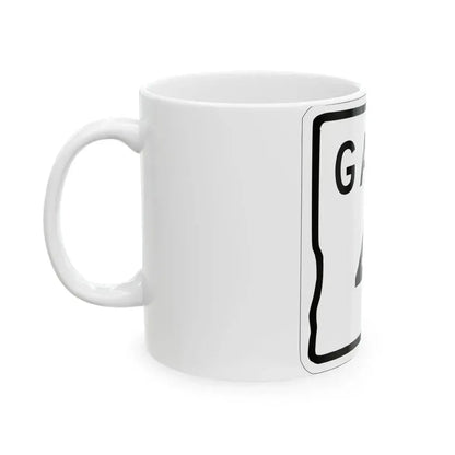 Georgia 4 1948 (Georgia) (Road Sign) White Coffee Mug - Go Mug Yourself
