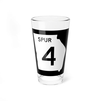 Georgia 4 Spur (Georgia) (Road Sign) Pint Glass 16oz 16oz - Go Mug Yourself