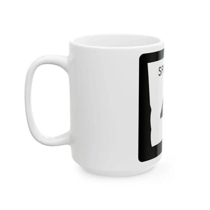 Georgia 4 Spur (Georgia) (Road Sign) White Coffee Mug - Go Mug Yourself