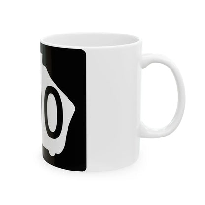 Georgia 400 Toll (Georgia) (Road Sign) White Coffee Mug - Go Mug Yourself