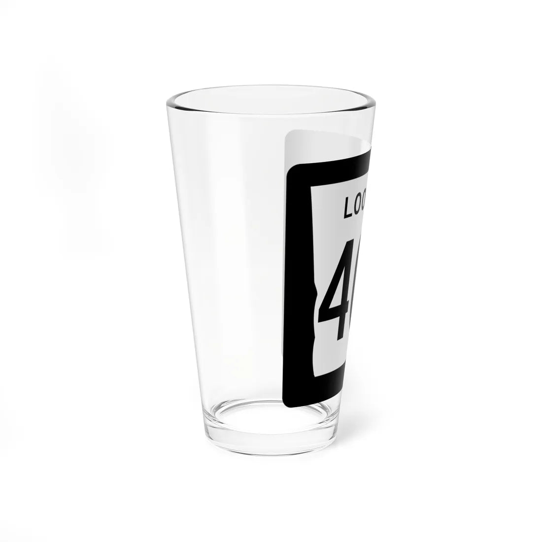 Georgia 407 Loop 1960 (Georgia) (Road Sign) Pint Glass 16oz - Go Mug Yourself