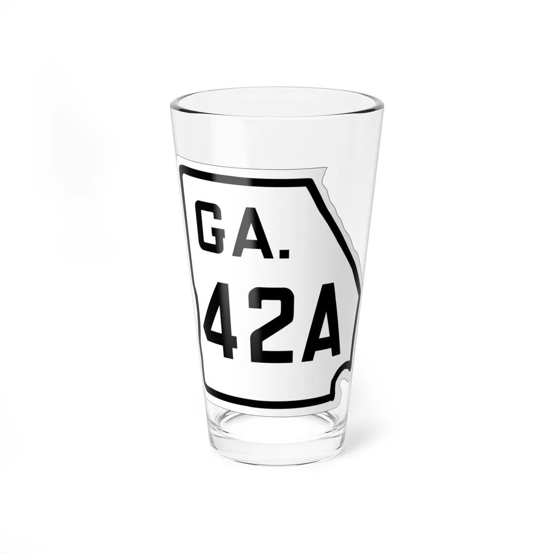 Georgia 42A 1920 (Georgia) (Road Sign) Pint Glass 16oz 16oz - Go Mug Yourself