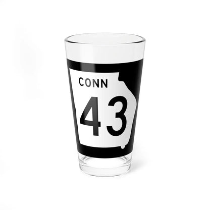 Georgia 43 Connector (Georgia) (Road Sign) Pint Glass 16oz 16oz - Go Mug Yourself