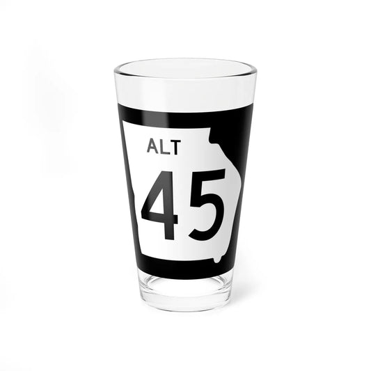 Georgia 45 Alternate (Georgia) (Road Sign) Pint Glass 16oz 16oz - Go Mug Yourself