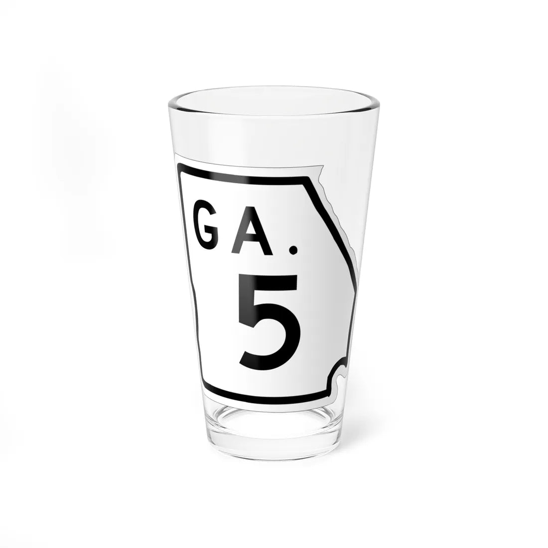 Georgia 5 1948 (Georgia) (Road Sign) Pint Glass 16oz 16oz - Go Mug Yourself