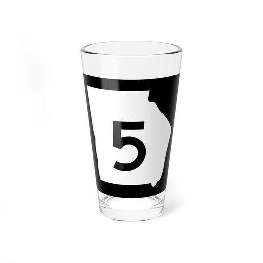 Georgia 5 (Georgia) (Road Sign) Pint Glass 16oz 16oz - Go Mug Yourself