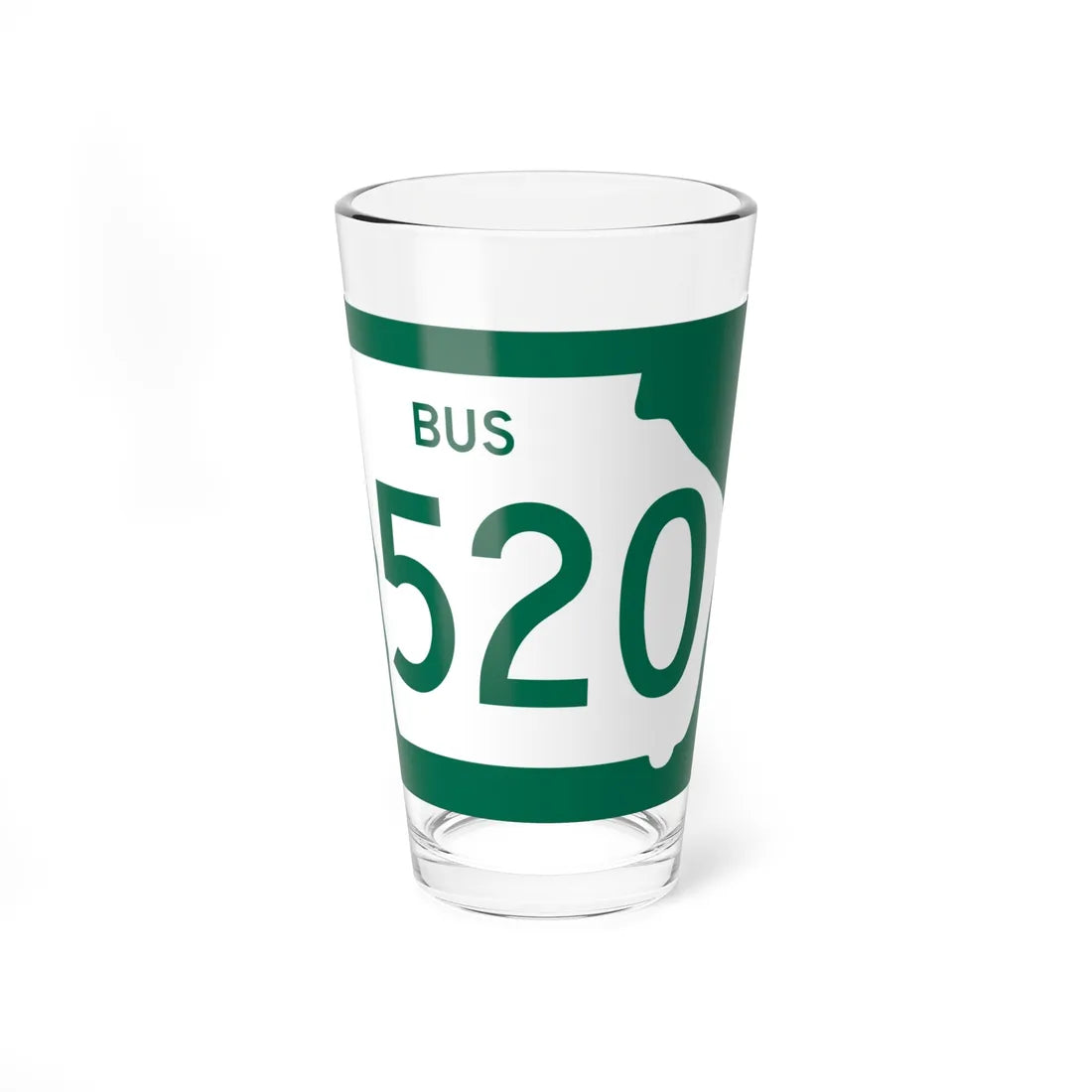 Georgia 520 Business (Georgia) (Road Sign) Pint Glass 16oz 16oz - Go Mug Yourself