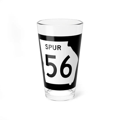 Georgia 56 Spur (Georgia) (Road Sign) Pint Glass 16oz 16oz - Go Mug Yourself