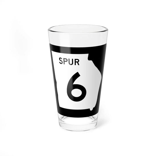 Georgia 6 Spur (Georgia) (Road Sign) Pint Glass 16oz 16oz - Go Mug Yourself