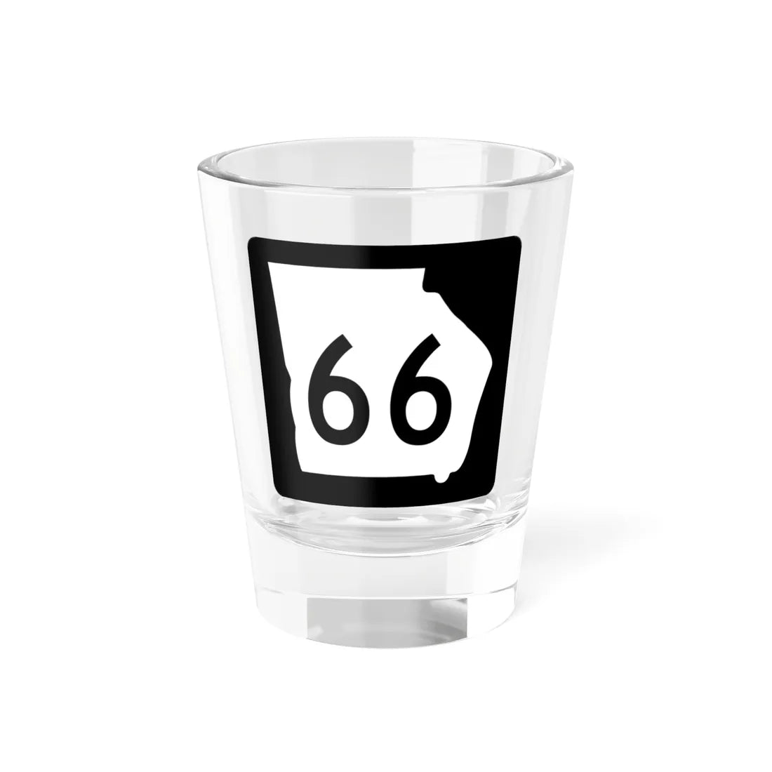 Georgia 66 (Georgia) (Road Sign) Shot Glass 1.5oz 1.5oz - Go Mug Yourself