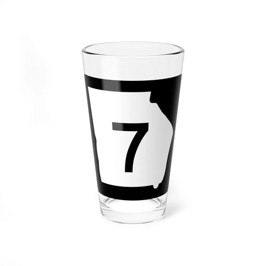 Georgia 7 (Georgia) (Road Sign) Pint Glass 16oz 16oz - Go Mug Yourself