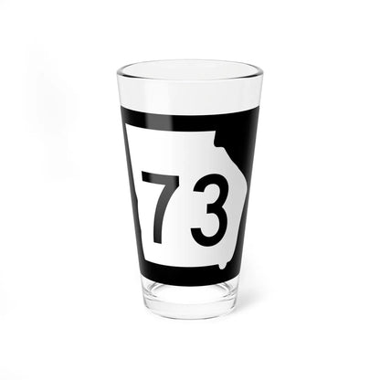Georgia 73 (Georgia) (Road Sign) Pint Glass 16oz 16oz - Go Mug Yourself