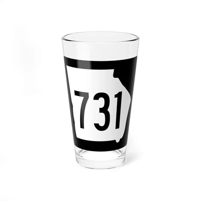 Georgia 731 1960 (Georgia) (Road Sign) Pint Glass 16oz 16oz - Go Mug Yourself