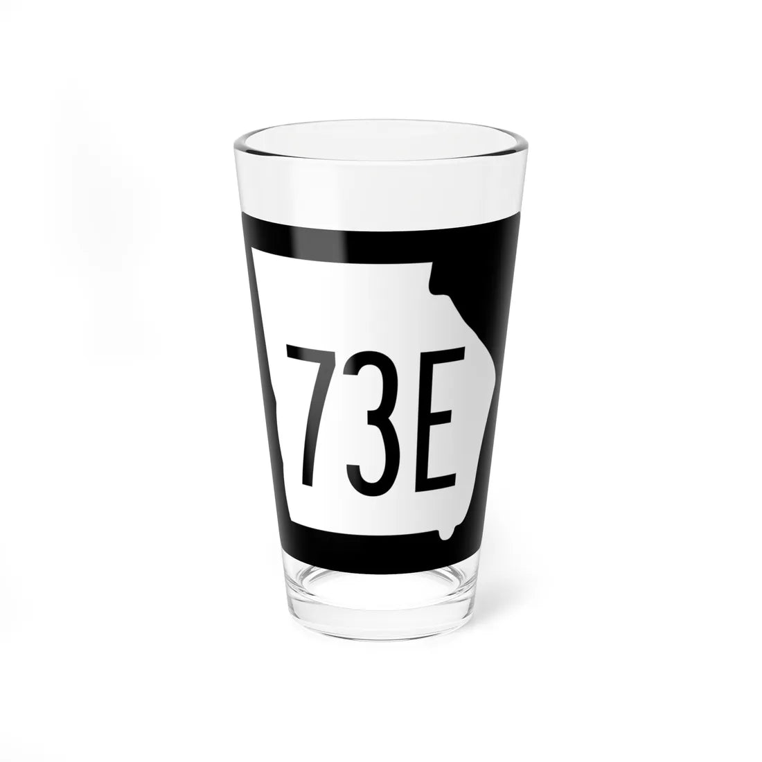 Georgia 73E 1960 (Georgia) (Road Sign) Pint Glass 16oz 16oz - Go Mug Yourself