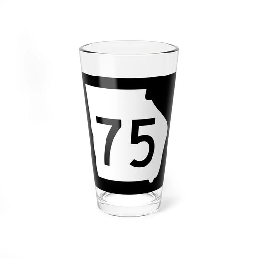 Georgia 75 (Georgia) (Road Sign) Pint Glass 16oz 16oz - Go Mug Yourself
