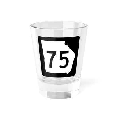 Georgia 75 (Georgia) (Road Sign) Shot Glass 1.5oz 1.5oz - Go Mug Yourself