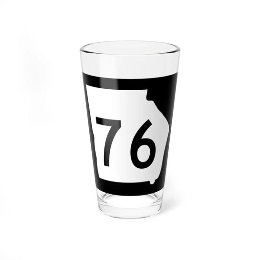Georgia 76 (Georgia) (Road Sign) Pint Glass 16oz 16oz - Go Mug Yourself