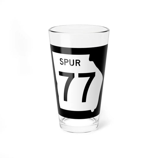 Georgia 77 Spur (Georgia) (Road Sign) Pint Glass 16oz 16oz - Go Mug Yourself