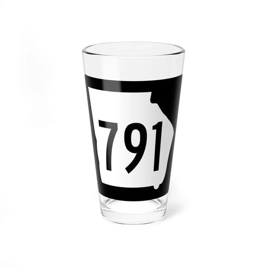 Georgia 791 1960 (Georgia) (Road Sign) Pint Glass 16oz 16oz - Go Mug Yourself