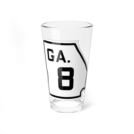 Georgia 8 1920 (Georgia) (Road Sign) Pint Glass 16oz 16oz - Go Mug Yourself
