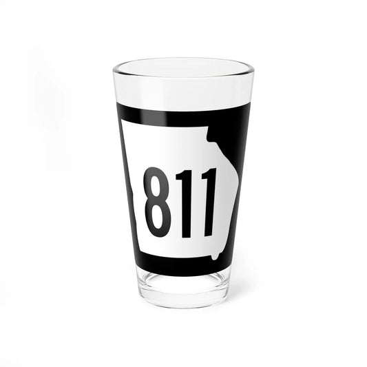 Georgia 811 1960 (Georgia) (Road Sign) Pint Glass 16oz 16oz - Go Mug Yourself
