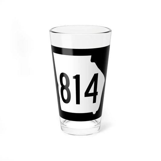 Georgia 814 1960 (Georgia) (Road Sign) Pint Glass 16oz 16oz - Go Mug Yourself