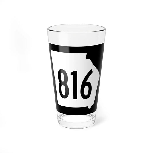 Georgia 816 1960 (Georgia) (Road Sign) Pint Glass 16oz 16oz - Go Mug Yourself