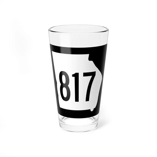Georgia 817 1960 (Georgia) (Road Sign) Pint Glass 16oz 16oz - Go Mug Yourself