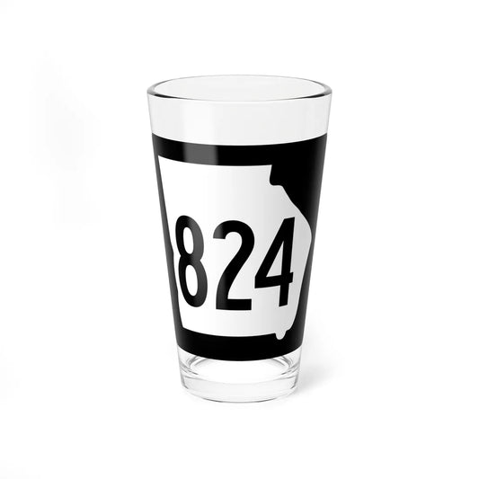 Georgia 824 1960 (Georgia) (Road Sign) Pint Glass 16oz 16oz - Go Mug Yourself