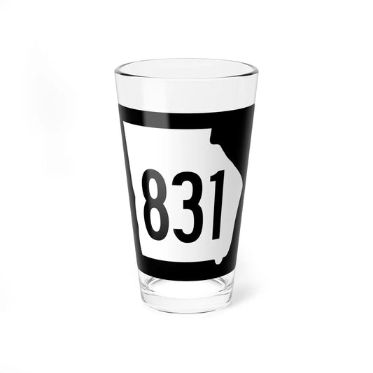 Georgia 831 1960 (Georgia) (Road Sign) Pint Glass 16oz 16oz - Go Mug Yourself