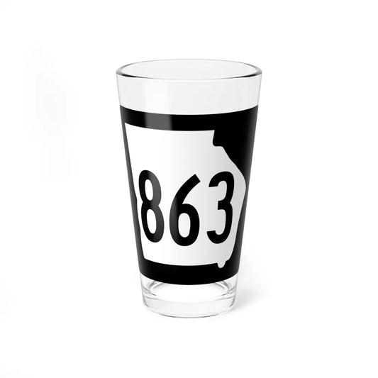 Georgia 863 1960 (Georgia) (Road Sign) Pint Glass 16oz 16oz - Go Mug Yourself