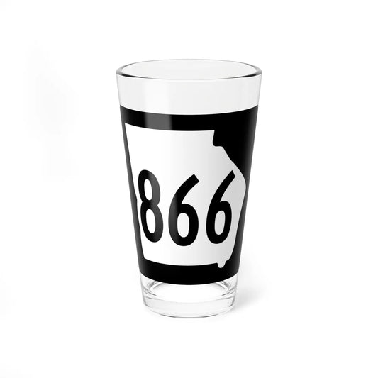 Georgia 866 1960 (Georgia) (Road Sign) Pint Glass 16oz 16oz - Go Mug Yourself