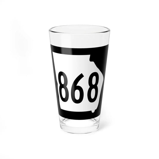 Georgia 868 1960 (Georgia) (Road Sign) Pint Glass 16oz 16oz - Go Mug Yourself