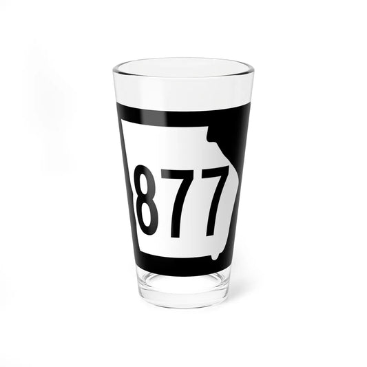 Georgia 877 1960 (Georgia) (Road Sign) Pint Glass 16oz 16oz - Go Mug Yourself