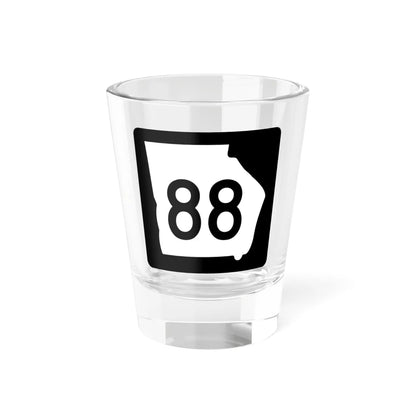 Georgia 88 (Georgia) (Road Sign) Shot Glass 1.5oz 1.5oz - Go Mug Yourself