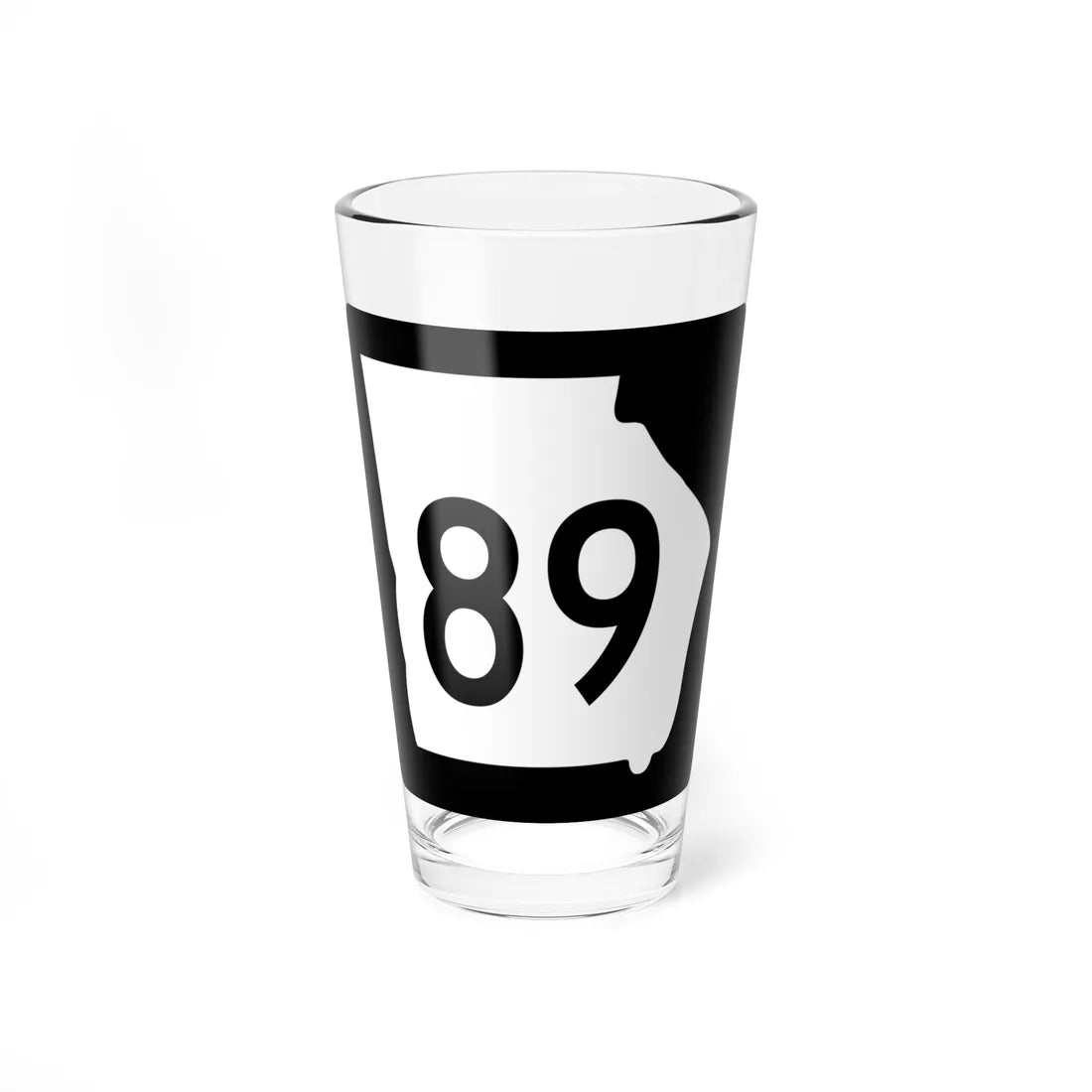 Georgia 89 (Georgia) (Road Sign) Pint Glass 16oz 16oz - Go Mug Yourself